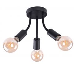 Rabalux ALMUS 6808 lampa podsufitowa 3x60 W czarna