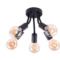 Rabalux ALMUS 6809 lampa podsufitowa 5x60 W czarna
