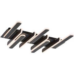 Rabalux Sindri 71049 lampa podsufitowa 1x46 W czarna