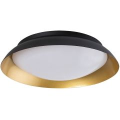 Rabalux Hafsa 71187 lampa podsufitowa 1x24 W czarna-złota