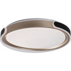 Rabalux Jindri 71292 inteligentny plafon 1x48 W biały-czarny-złoty