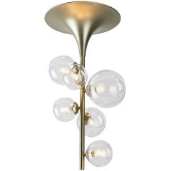 Rabalux Aslov 71298 lampa podsufitowa 5x28 W przezroczysta-złota