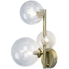 Rabalux Aslov 71299 kinkiet 3x28 W przezroczysty-złoty