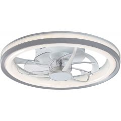 Rabalux Fanricius 71335 plafon 1x40 W biały-srebrny