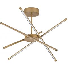 Rabalux Henli2 71339 lampa podsufitowa 4x40 W biała-złota