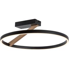 Rabalux Renara 71351 plafon 1x24 W czarny-złoty