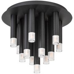 Rabalux Ramira 71354 lampa podsufitowa x5 W czarna-przezroczysta