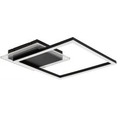 Rabalux Ottavia 71370 lampa podsufitowa 2x24 W biała-czarna