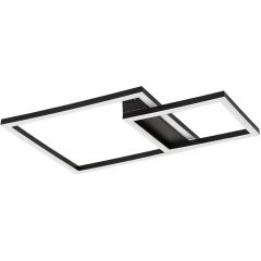 Rabalux Heleth 71376 lampa podsufitowa 2x24 W biała-czarna