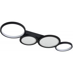 Rabalux Aranis 71379 lampa podsufitowa 4x40 W biała-czarna