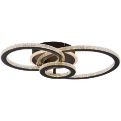 Rabalux Maziar 71392 lampa podsufitowa 1x40 W czarna