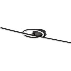 Rabalux Twisterra 71395 lampa podsufitowa 2x24 W biała-czarna