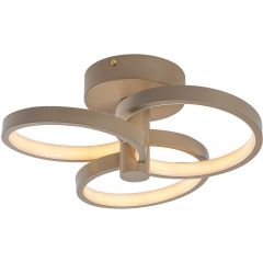 Rabalux Isidora 71400 lampa podsufitowa x32 W szara-beżowa
