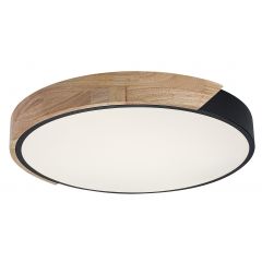 Rabalux Maple2 71416 lampa podsufitowa x24 W czarna-drewno