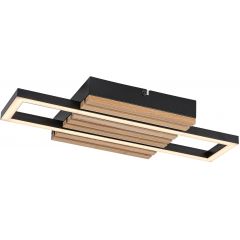 Rabalux Noxelle 71455 lampa podsufitowa x12 W czarna