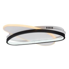 Rabalux Brantiel 71469 lampa podsufitowa x57 W biała-czarna