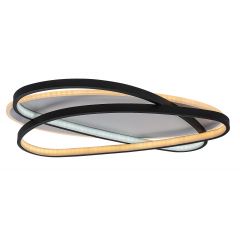 Rabalux Brantiel 71470 lampa podsufitowa x57 W biała-czarna