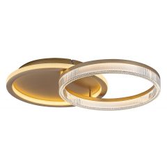 Rabalux Rivona 71472 lampa podsufitowa x22 W złota