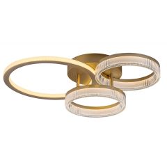 Rabalux Rivona 71473 lampa podsufitowa x38 W złota