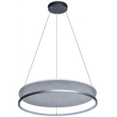Rabalux Farenzo 72032 lampa wisząca 1x40 W czarna-szary/popielaty