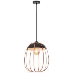 Rabalux Svens 72034 lampa wisząca 1x60 W czarna