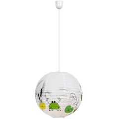 Rabalux Froggo 72070 lampa wisząca 1x40 W biała-multikolor