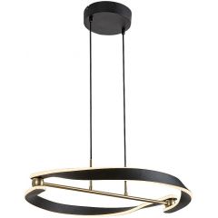 Rabalux Adalind 72149 lampa wisząca 1x40 W czarna-złota