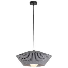 Rabalux Revan 72150 lampa wisząca 1x6 W czarna-szary/popielaty