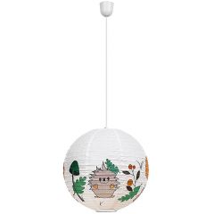 Rabalux Hedgy 72192 lampa wisząca 1x40 W biała-multikolor