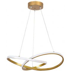 Rabalux Castiel 72215 lampa wisząca x36 W biała-złota