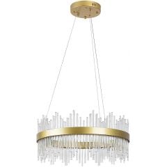 Rabalux Mabel 72227 lampa wisząca x36 W przezroczysta-złota