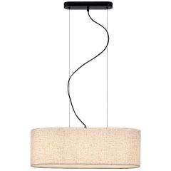 Rabalux Narmin 72251 lampa stojąca 3x40 W czarna-beżowa
