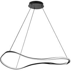 Rabalux Mirossi 72266 lampa wisząca 1x40 W biała-czarna