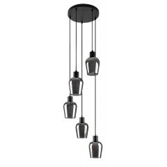 Rabalux Florian 72272 lampa wisząca 5x40 W czarna