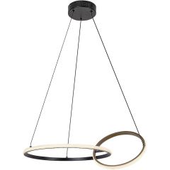 Rabalux Emilion 72296 lampa wisząca 1x36 W czarna-złota