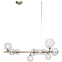 Rabalux Aslov 72298 lampa wisząca x28 W przezroczysta-złota