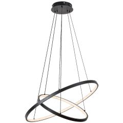 Rabalux Beliza 72345 lampa wisząca 1x75 W czarna