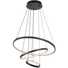 Rabalux Beliza 72346 lampa wisząca 1x90 W czarna