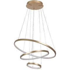 Rabalux Beliza 72349 lampa wisząca 3x90 W złota