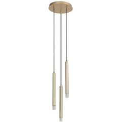 Rabalux Ramira 72359 lampa wisząca 3x5 W przezroczysta-złota