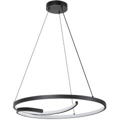 Rabalux Niloo 72367 lampa wisząca 1x40 W biała-czarna