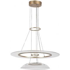 Rabalux Zofrael 72412 lampa wisząca 2x36 W złota