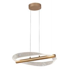 Rabalux Olyssia 72463 lampa wisząca x24 W złota