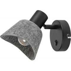 Rabalux Farelia 73005 kinkiet 1x10 W czarny-szary