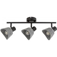 Rabalux Farelia 73007 lampa podsufitowa 3x10 W czarna-szara