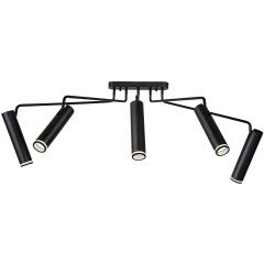 Rabalux Senobia 73040 lampa podsufitowa 5x35 W czarna Rabalux Senobia 73040 lampa podsufitowa 5x35 W czarna