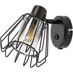 Rabalux Emerencia 73067 kinkiet 1x40 W czarny-przydymiony