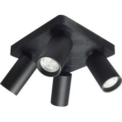 Rabalux Yorli 73084 lampa podsufitowa 4x7 W czarna