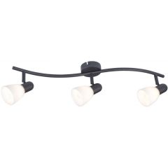 Rabalux Soma 73093 lampa podsufitowa 3x40 W czarna