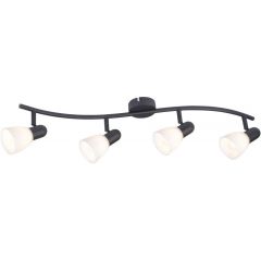 Rabalux Soma 73094 lampa podsufitowa 4x40 W czarna